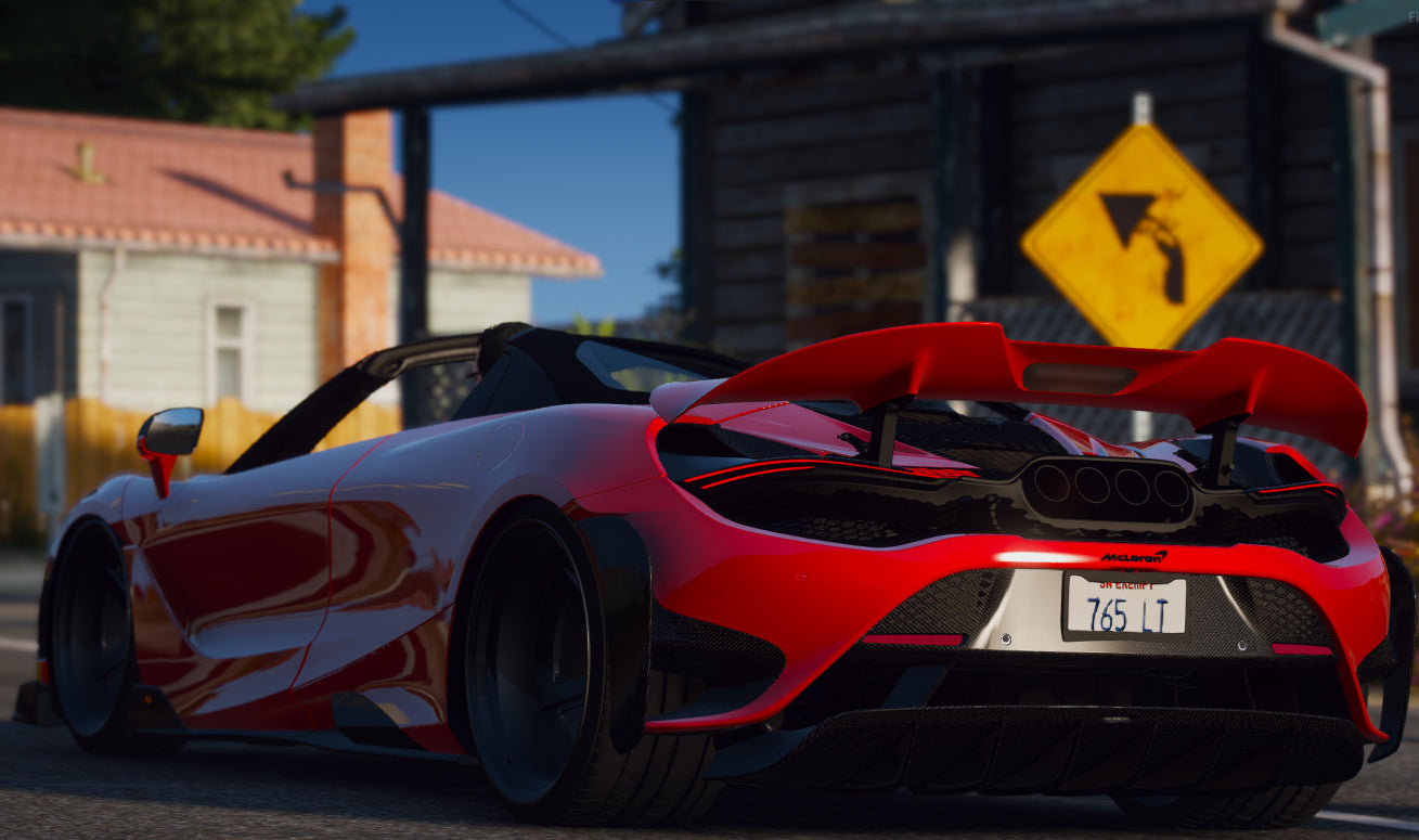 Mclaren 765LT Spider Slammed