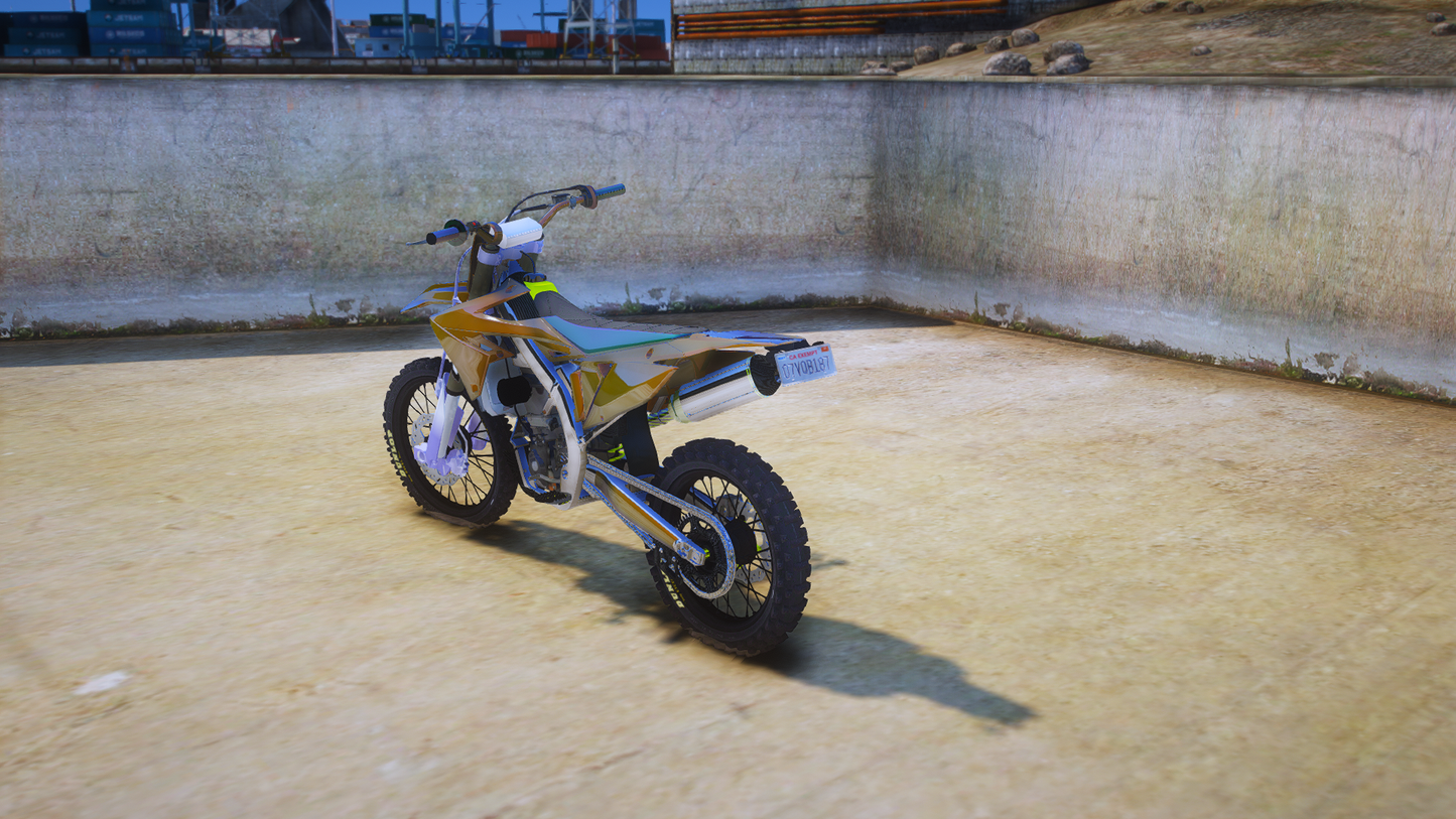 (Debadged) Suzuki RMZ 450 Dirt Bike