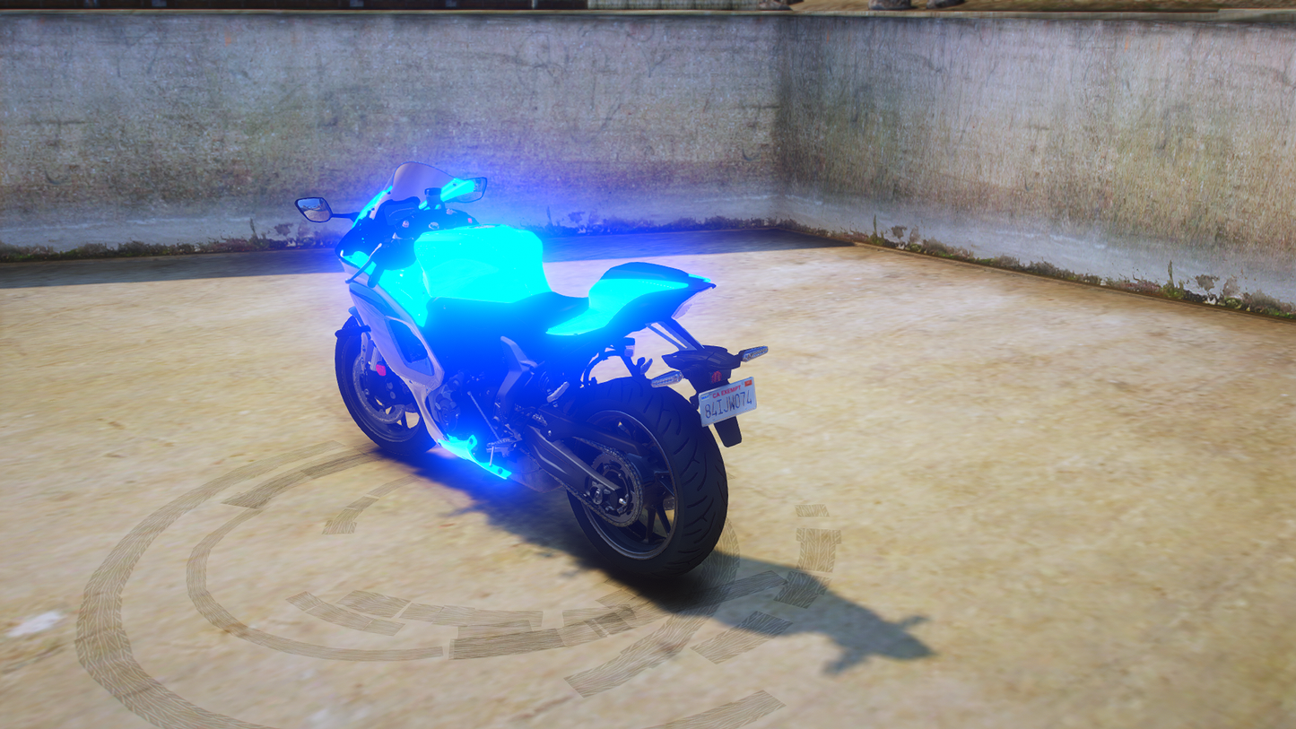 (Debadged) 2021 Yamaha YZF R7 Glowing