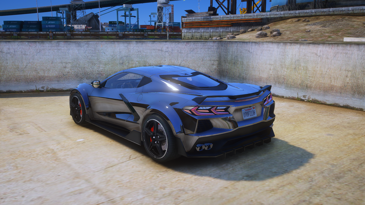 (Debadged) 2020 Chevrolet Corvette C8 Stingray