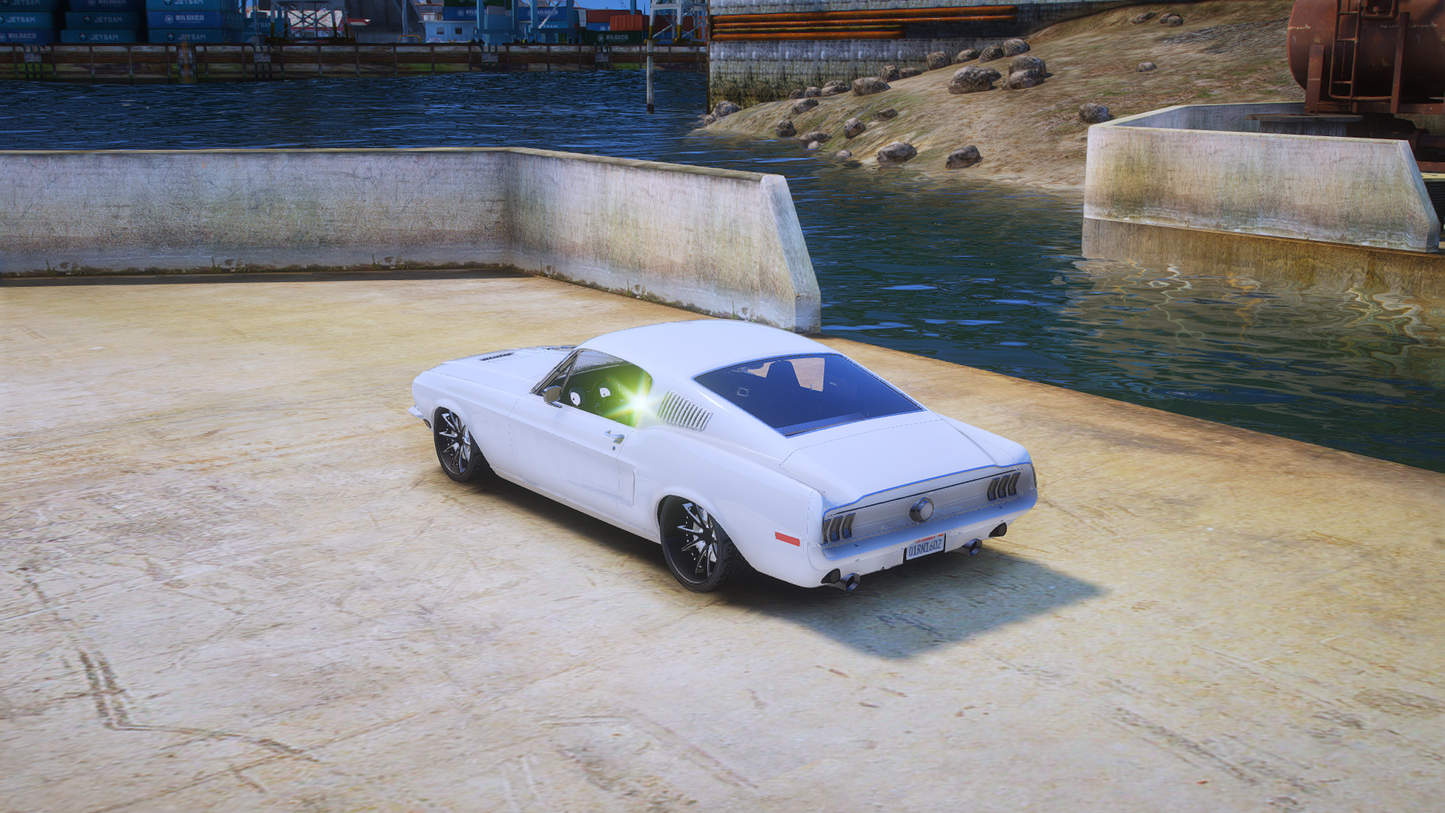 (Debadged) 1969 Ford Mustang Cobra Slider Modern Interior Swap