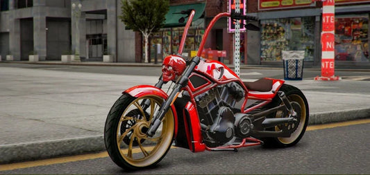 (Debadged) Harley Davidson V Rod Widow Ape