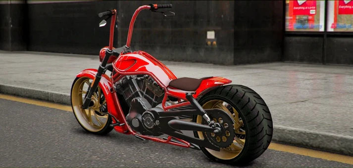 (Debadged) Harley Davidson V Rod Widow Ape