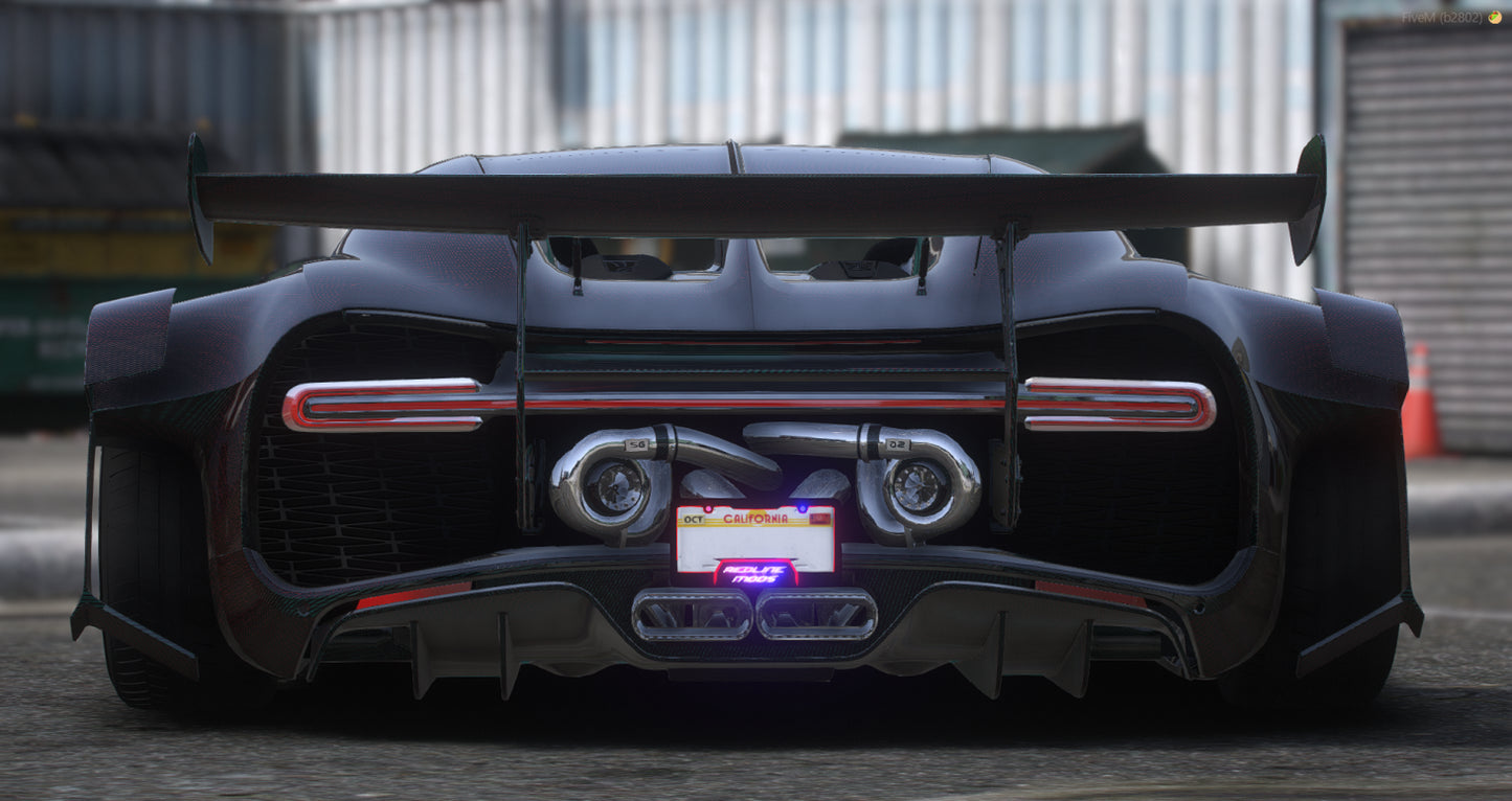 Bugatti Chiron Carbon Widebody Turbo Edition