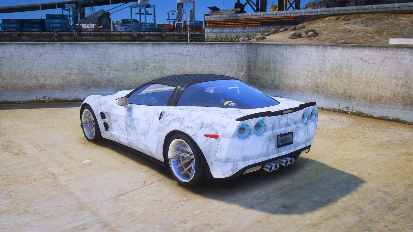 (Debadged) 2005 Corvette ZR1 Marble Twin Charged