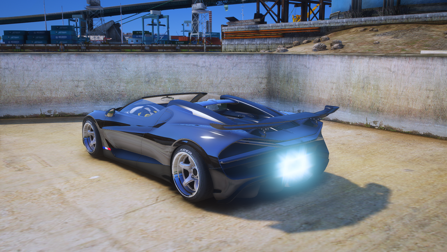 (Debadged) 2023 Bugatti Mistral 1600hp Stanced