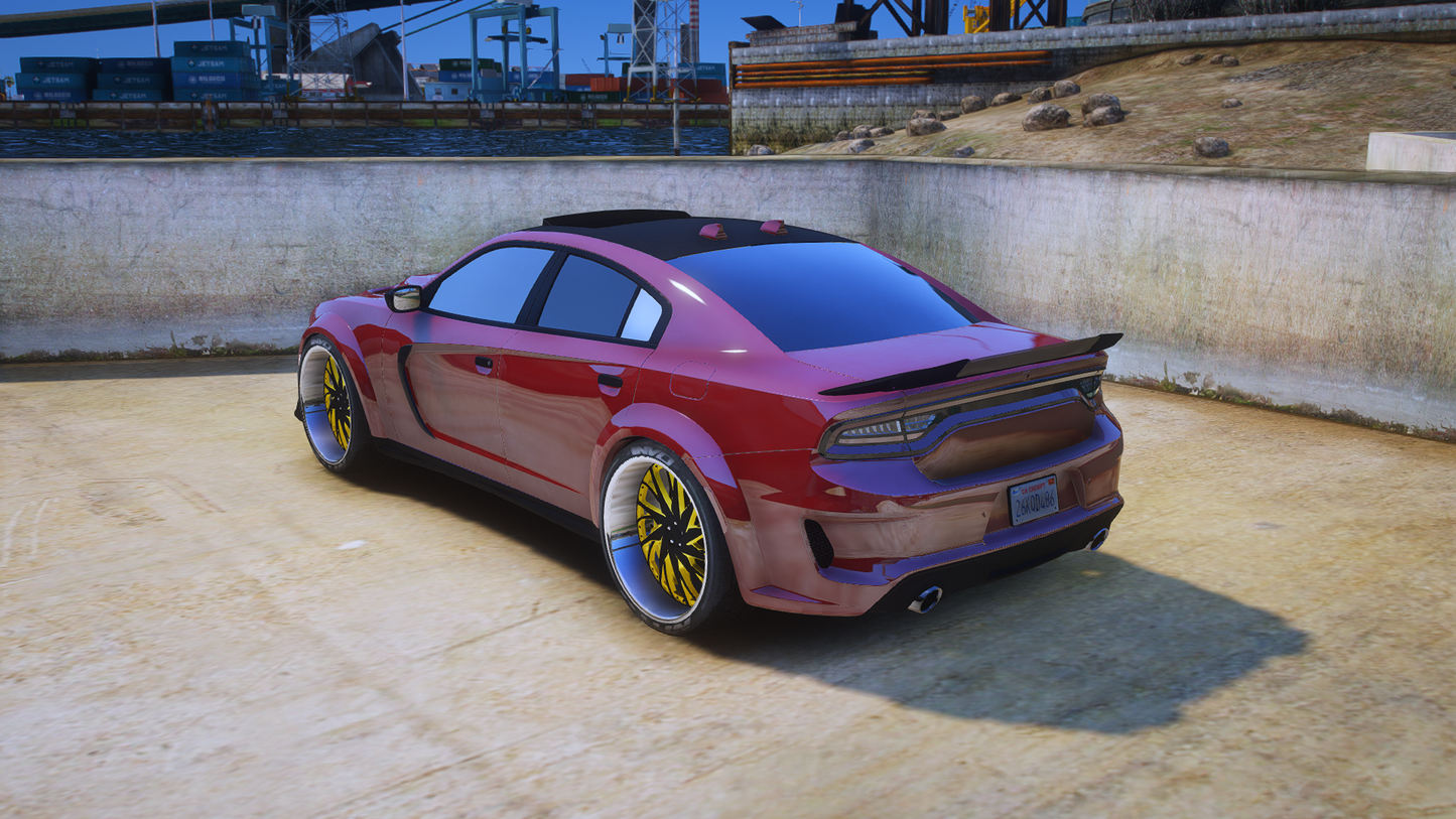 (Debadged) 2022 Dodge Charger Hellstinger Widebody