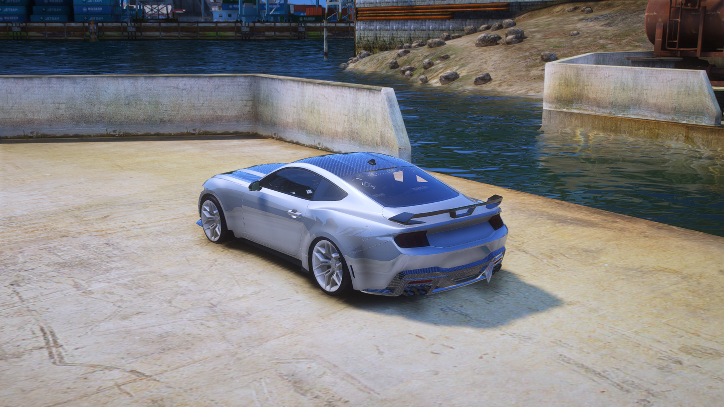 (Debadged) 2024 Ford Mustang Dark Horse