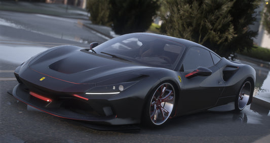 Ferrari F8 Tributo Slammed