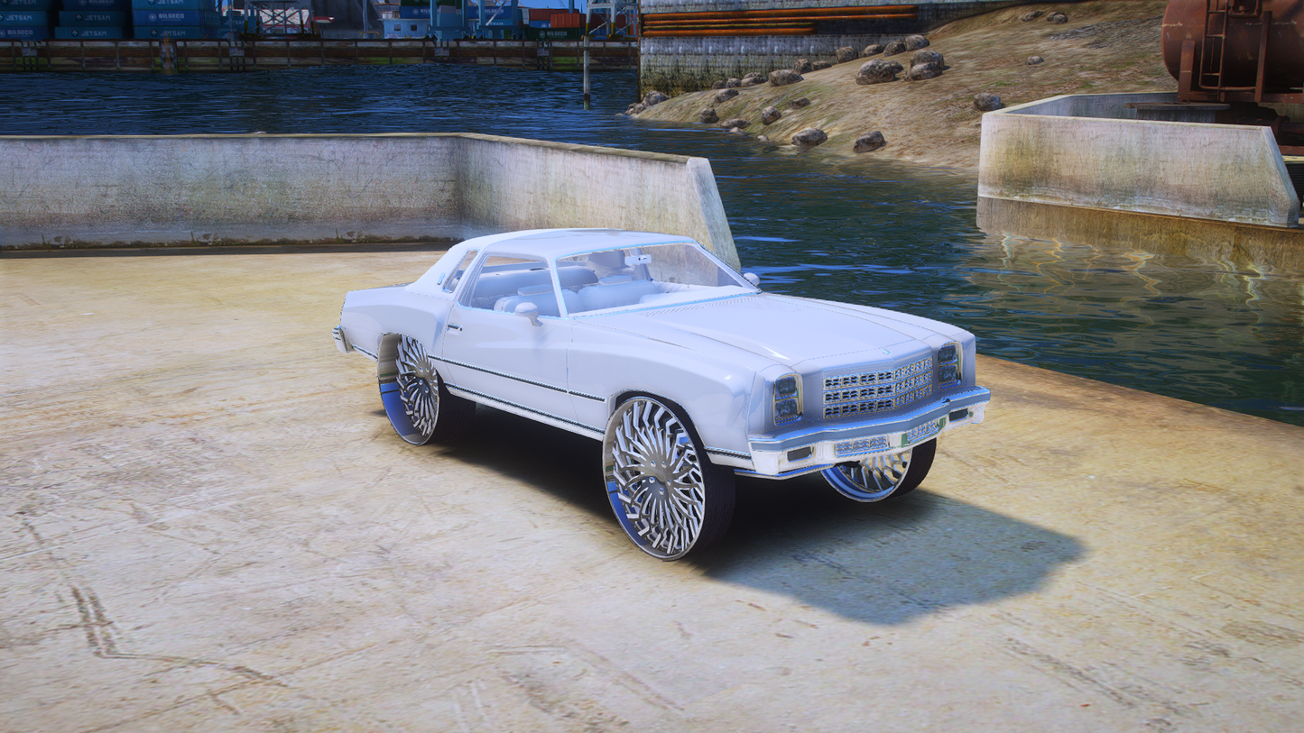 (Debadged) 1977 Chevy Monte Carlo On Artis Forged