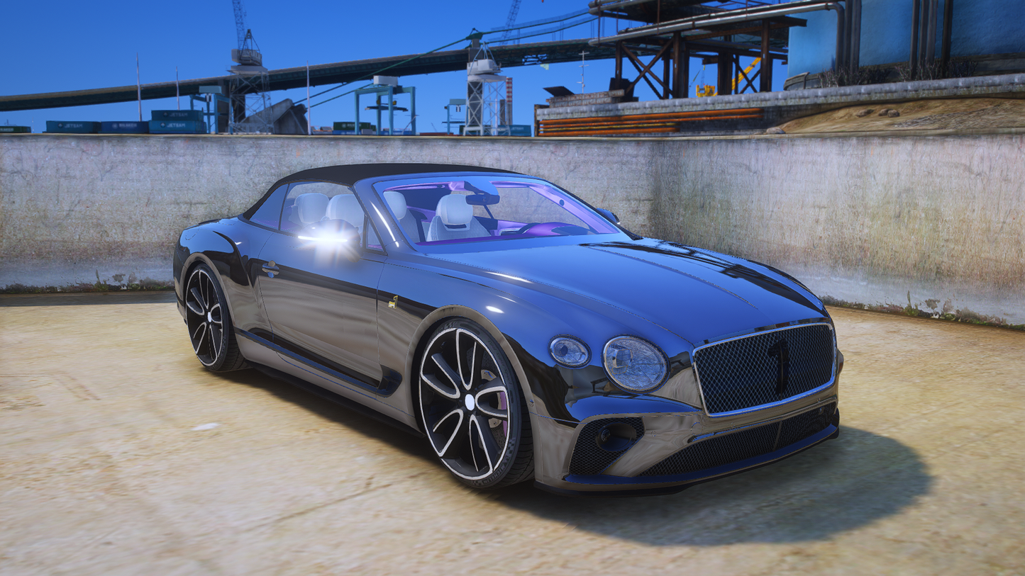 (Debadged) Bentley Continental GT Convertible Number 1 Edition