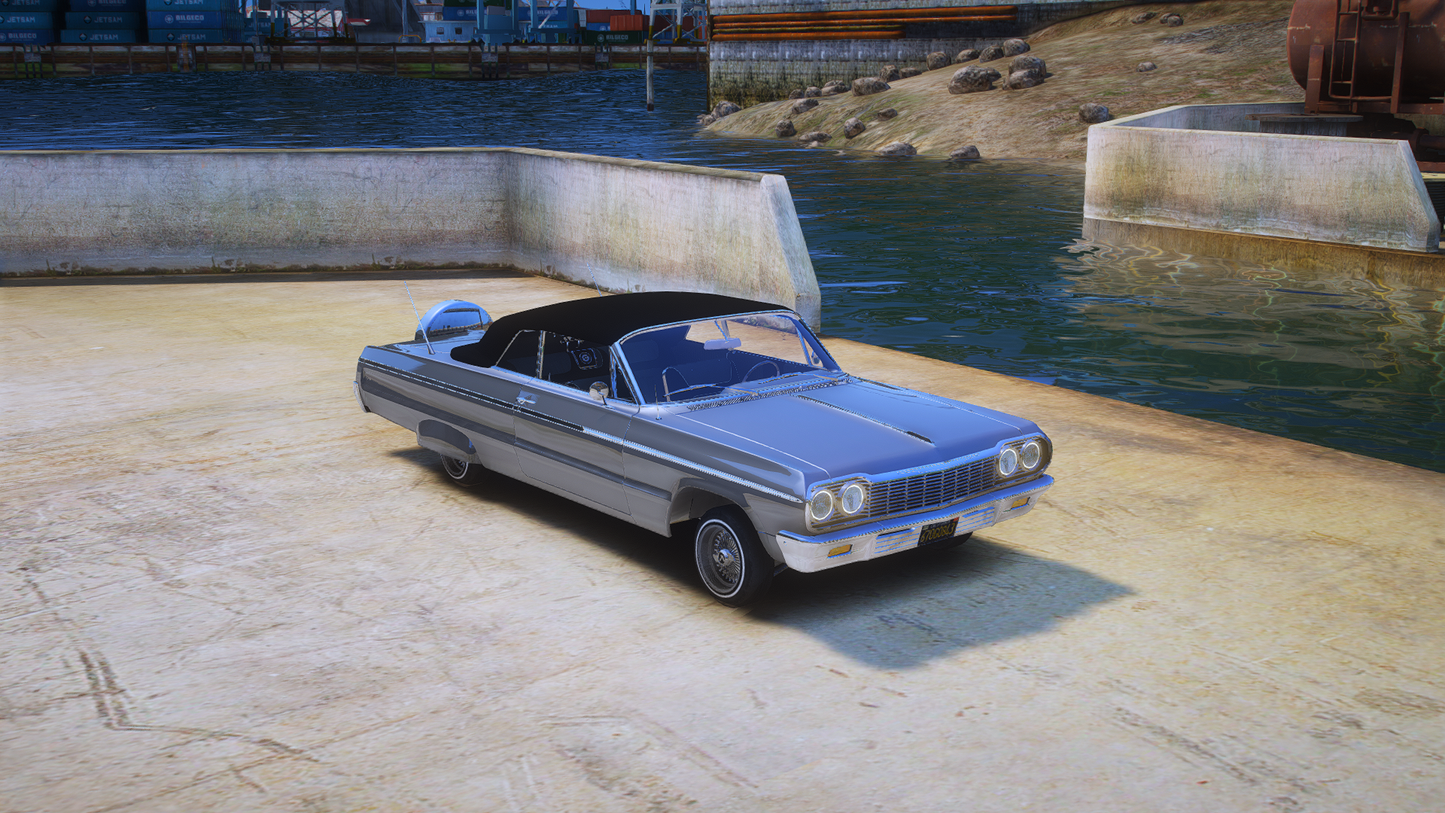 (Debadged) 1964 Chevrolet Impala Lowrider (Working Hydraulic)