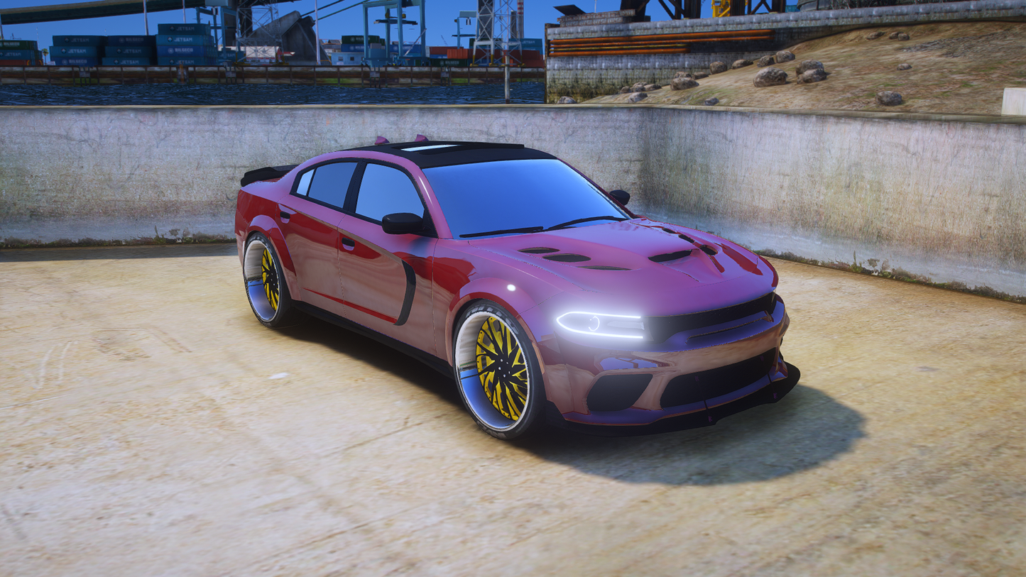(Debadged) 2022 Dodge Charger Hellstinger Widebody