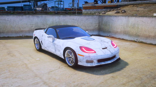 (Debadged) 2005 Corvette ZR1 Marble Twin Charged