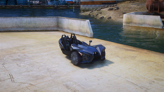 (Debadged) 2015 Polaris Slingshot on 24 Front 26 Rear Forgiatos