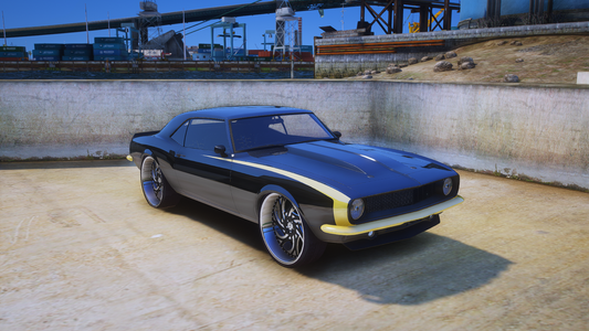 (Debadged) 1968 Camaro on Squat Yards