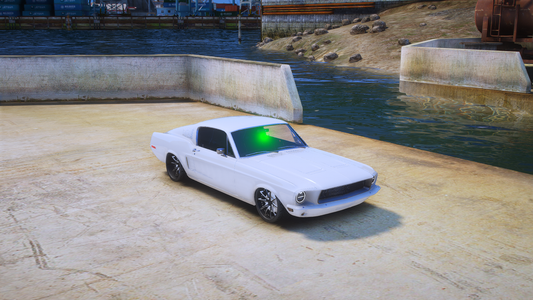 (Debadged) 1969 Ford Mustang Cobra Slider Modern Interior Swap