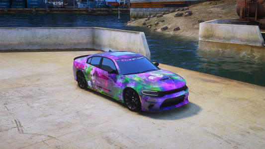 (Debadged) 2016 Dodge Charger Scatpack Joker Edition