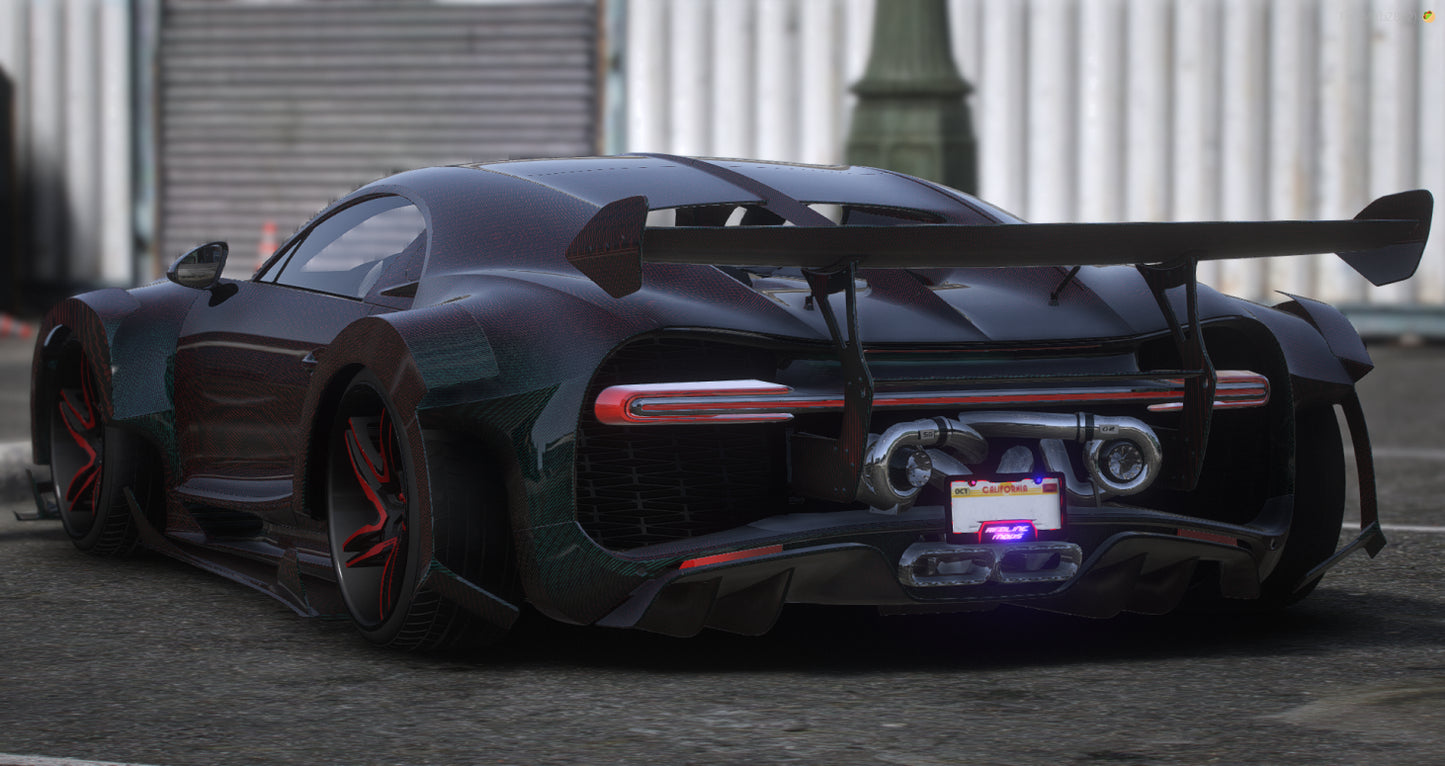 Bugatti Chiron Carbon Widebody Turbo Edition