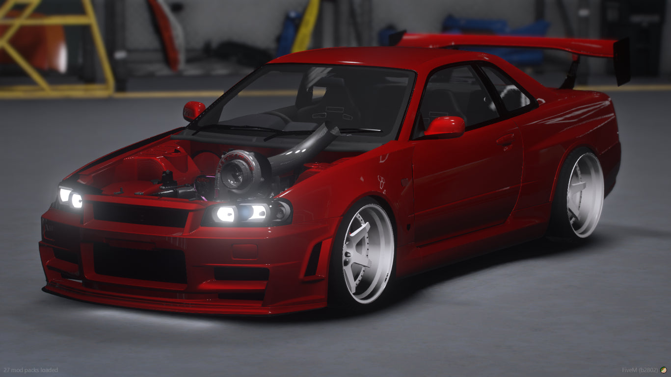 Nissan Skyline R34 Single Turbo Drift