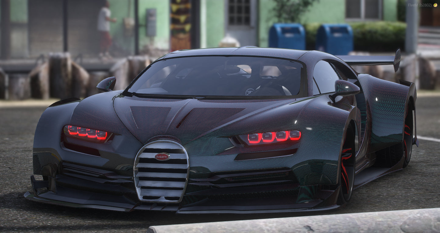 Bugatti Chiron Carbon Widebody Turbo Edition