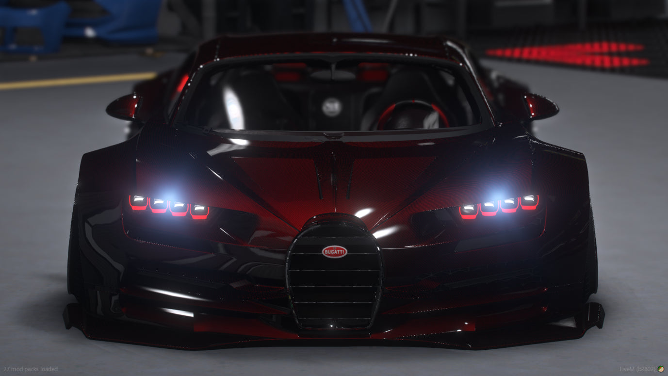 Bugatti Chiron Widebody Carbon Widebody Erych Twin Turbo Edition
