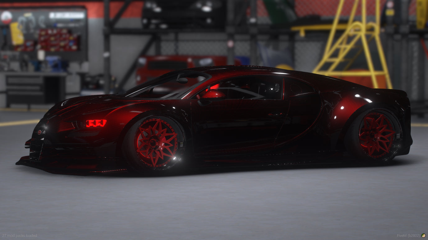 Bugatti Chiron Widebody Carbon Widebody Erych Twin Turbo Edition